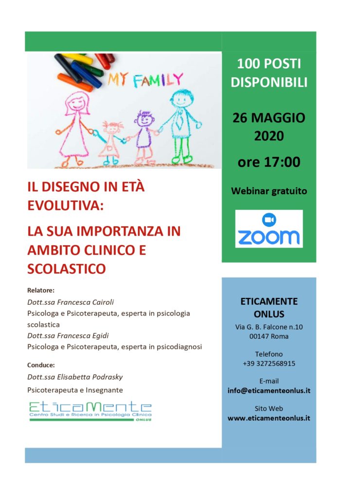 Il Disegno in età evolutiva: la sua importanza in ambito clinico e  scolastico - Eticamente Onlus